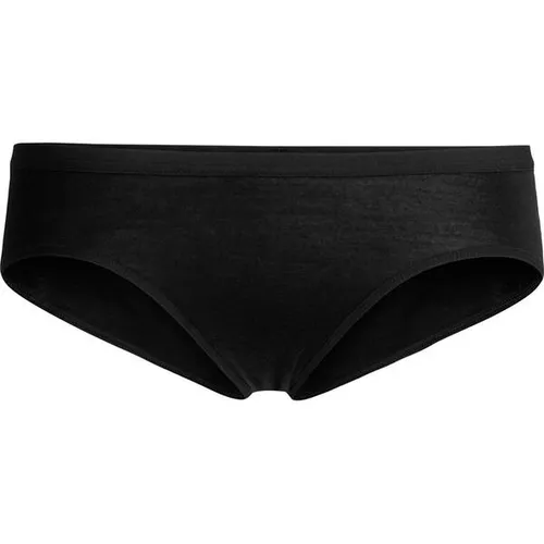 Icebreaker Women Siren Hipkini Black (M) - Funktionsunterwäsche aus Merinowolle, bietet hervorragende Atmungsaktivität und Komfort für den ganzen Tag.