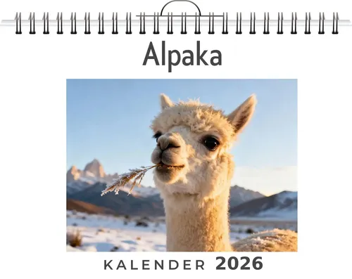 Samuel Schäfer | Alpaka | Kalender | Deutsch | 2026 | FlipFlop