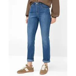 Brax Damen Five-Pocket-Hose Style MARY USED REGULAR BLUE, Gr. 46K - Bequeme Five-Pocket-Jeans im Regular Fit, ideal für den Alltag und vielseitig kombinierbar.