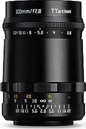 TTArtisan 100 mm F2.8 (Bubble Bokeh) - Metallgehäuse, Schwarz - Objektive für Spiegelreflexkameras mit einzigartigem Seifenblasen-Bokeh-Effekt, ideal für kreative Portraits und atemberaubende Ergebnisse bei jedem Licht.