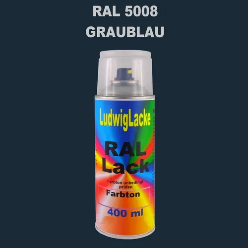 RAL 5008 GRAUBLAU Seidenmatt 400 ml 1K Spray
