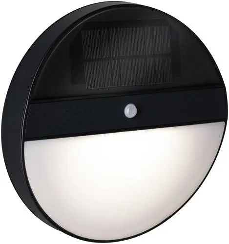 Paulmann 94264 Solar-Wandlampe 1W Warmweiß Anthrazit - Lampen - Praktische Solar-Wandlampe in Anthrazit, die tagsüber auflädt und bei Dämmerung automatisch leuchtet, ideal für energieeffiziente Außenbeleuchtung.