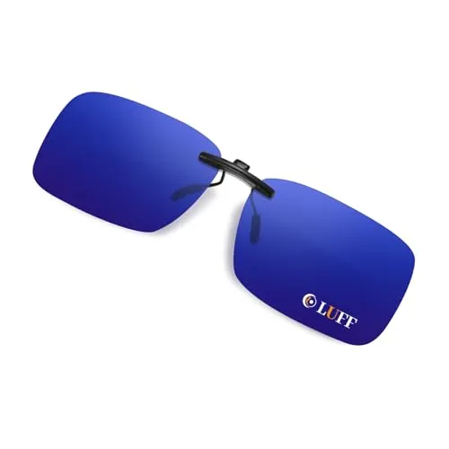 LUFF Polarisierte Unisex-Clip auf Sonnenbrille für verschreibungspflichtige Brillen-gute Clip-Stil Sonnenbrille für Myopie Brille im Freien/Fahren/Angeln