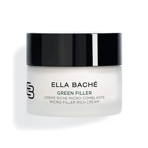 Ella Baché Green Filler Mikro-Filler Creme 50 ml - Reichhaltige Gesichtscreme mit Superfood-Wirkstoffen zur Unterstützung der Hautpflege. Verbessert die Hautstruktur sichtbar und sorgt für ein pralleres Hautbild.