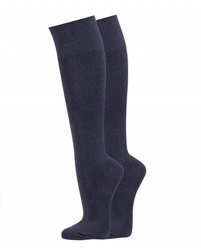TippTexx 24 Kniestrümpfe 2 Paar Komfort Kniestrümpfe, Wellness-Strümpfe, für Damen & Herren