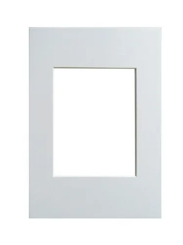 Galerie Passepartout 50x70 cm (40x60) polarweiß - Bilderrahmen für Fotos bis 40x60 cm, ideal für eine stilvolle Präsentation in jedem Raum.