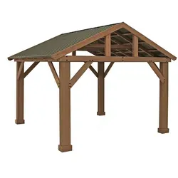 Ambia Garden Pavillon aus Zeder, 366x330x427 cm