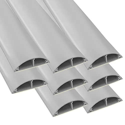 ARLI Kabelkanal halbrund selbstklebend 1m (8 Stück) von ARLI