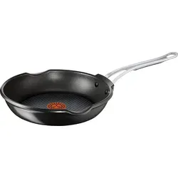 Tefal by Jamie Oliver Premium Aluguss Pfanne E21104 - 24cm mit Titanium Pro Beschichtung - Hochwertige Bratpfanne mit 24 cm Durchmesser, ideal für Induktionsherde. Die Antihaftbeschichtung garantiert fettfreies Braten und einfache Reinigung.