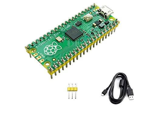 IBest for Raspberry Pi Pico RP2040 Microcontroller Board with Pre-Soldered Header Flexible Mini Board Based on Raspberry Pi RP2040 Chip,Dual-core Arm Cortex M0+ Processor,Support C/C++/Python
