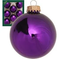 Weihnachtsbaumschmuck Lila von Krebs Glas Lauscha