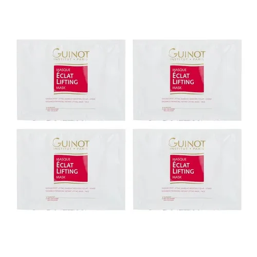 Guinot Masque Eclat Lifting 4x 19 ml - Sonstige Gesichtspflegeartikel, glättet die Gesichtszüge und strafft die Haut für einen sofortigen Lifting-Effekt und strahlenden Teint.