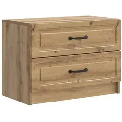 vidaXL Nachttisch Artisan-Eiche 62 x 34,5 x 44,5 cm