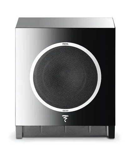 Focal Sub Air Aktiv Subwoofer Schwarz - Aktiver Subwoofer für beeindruckenden Bass, verkabelte Konnektivität und ideal für Heimkino oder Musikliebhaber.