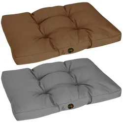 Waidmeister Hundematte Lasse - Braunes Hundekissen 90x110 cm - Hundebetten in Taupe, ideal für komfortable Ruheplätze und sorgt für einen erholsamen Schlaf Ihres Hundes.