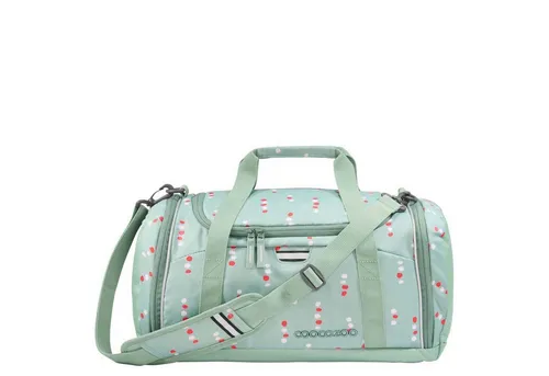 coocazoo Sporttasche Dancing Dots - Sporttasche für Kinder mit 20 Litern Volumen, ideal für Schulsport und Freizeit. Mit praktischen Fächern und Reflektor Band für Sicherheit. Hygienisches Nasswäschefach trennt frische Wäsche von der trockenen.