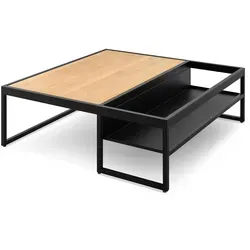 Couchtisch   , schwarz , Maße (cm): B: 90 H: 30