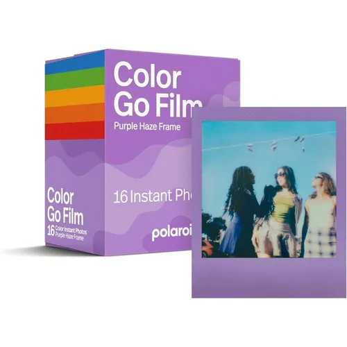 Polaroid Go Colorfilm Doppelpack Purple Haze Rahmen