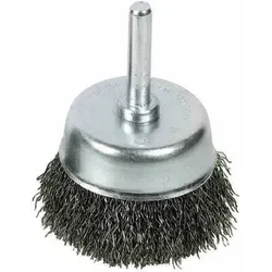 Topfbürste 75 Mm 0,3 Mm Gewellt, 6 Mm-schaft