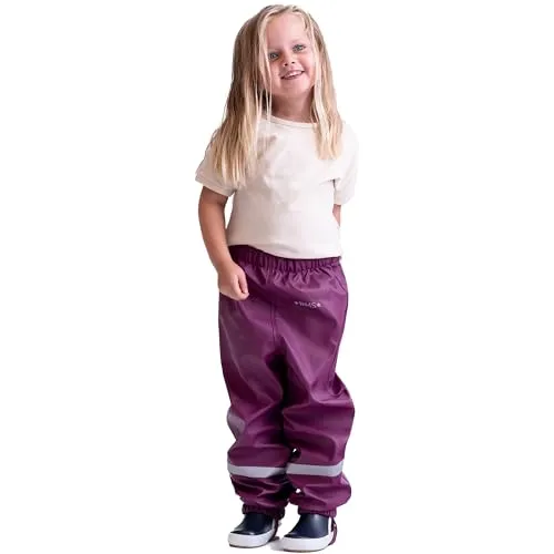BMS Regenbundhose für Mädchen in Beere, Größe 116 in lila von BMS