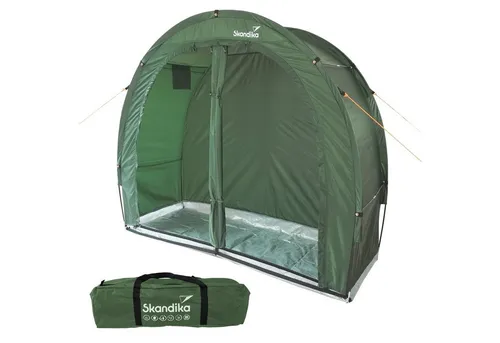 Skandika Storage Tent L | Gerätezelt für Fahrräder und mehr - Großes und wasserdichtes Gerätezelt mit 1,7 m Stehhöhe, ideal für Outdoor, Garten und Camping. Stabil und vielseitig einsetzbar für Möbel, Fahrräder und Geräte.