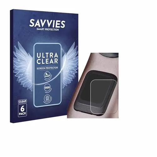 Savvies 6 Stück Schutzfolie für Specialized Turbo Levo 4 Displayschutz-Folie Ultra-Transparent