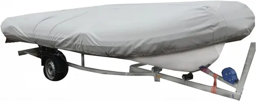 Schlauchboot Persenning Abdeckung 500g/m2 - Ganzgarage für Schlauchboote 330-360 cm, bietet UV-Schutz, ist wasserdicht und atmungsaktiv für optimalen Schutz.