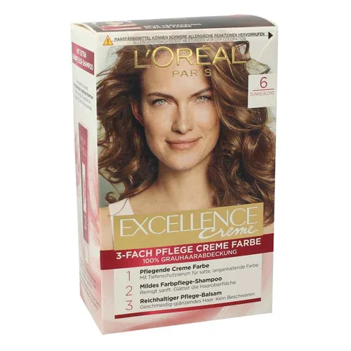 L'Oréal Paris Haarfarbe Excellence Creme 6 Dunkelblond