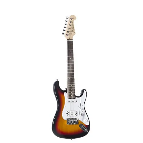 J & D E-Gitarre 3/4 - Perfekte Einsteiger-Gitarre - Gitarren für Anfänger: Die J & D E-Gitarre im ST-Style bietet handliches Design, beste Spielbarkeit und vielseitige Sounds für Rock, Pop und mehr.