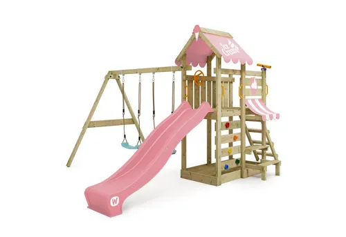 Wickey VanillaFlyer Spielturm mit Schaukel & Rutsche von Wickey