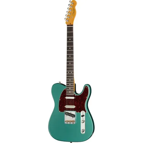 Fender Am Pro Clsc Tele SSS RW FSGM - Telecaster E-Gitarre - Hochwertige Fender Telecaster mit erlesenem Faded Sherwood Green Metallic Finish, ideal für professionelle Musiker und Gitarrenliebhaber. Inklusive Deluxe Gig Bag.
