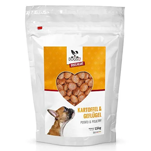 Dogs-Heart Geflügel & Kartoffel (1,5kg) Getreidefreies Hundefutter mit hohem Fleischanteil, Glutenfrei