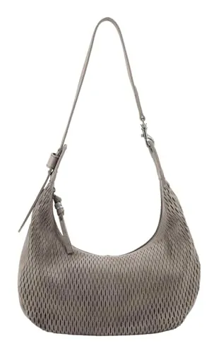 FREDsBRUDER Schultertasche Round Crossbag aus echtem Rindsleder - Elegante FREDsBRUDER Schultertasche mit praktischem Zipper und mehreren Fächern für eine optimale Organisation. Ideal für jeden Anlass, überzeugt sie durch ihr modisches Design und hochwertige Verarbeitung.