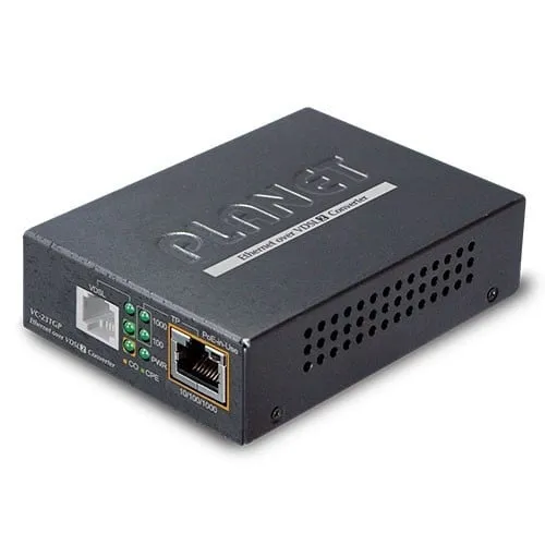 Planet 1-P 10/100/1000T 802.3at PoE+ Netzwerk-Medienkonverter