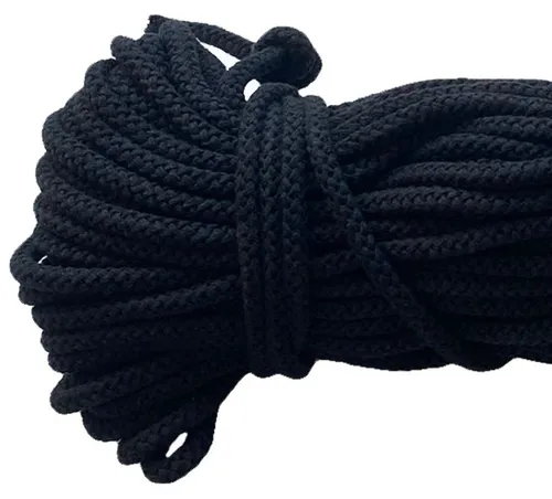 Mississhop Kordel 100 m / Ø 5 mm / Ø 3 mm Baumwollkordel Seil Kordel 100 % Baumwolle