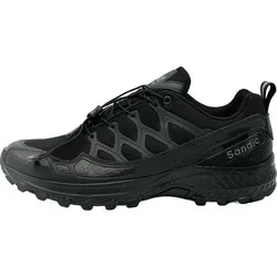 Nowaland Bequeme Trail Running Trekkingschuhe für Damen und Herren - Schwarz, Größe 36 - Leichte und atmungsaktive Outdoor-Schuhe mit Schnellverschluss. Ideal für Trail Running und Wanderungen, bieten sie optimalen Komfort und Halt auf jedem Terrain.