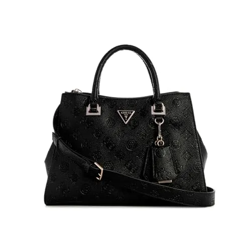 GUESS Cresidia Society Satchel Black von GUESS