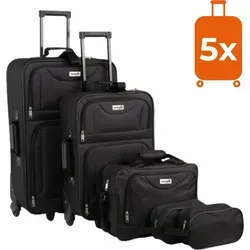 Kofferset TRAVEL 5-teilig, schwarz