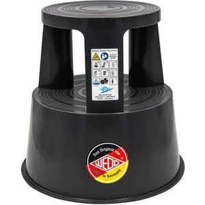 WEDO Rollhocker Step grau Kunststoff von Wedo