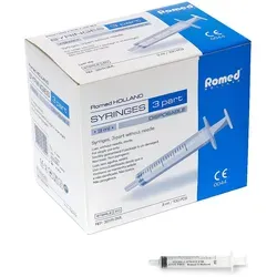 Romed Einmalspritzen, 3-teilig, steril 2 - 3 ml / 100 Stück