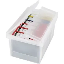 Bito Mehrwegbehälter mit Deckel/Bügel/Kufe / MBD43221 L400xB300xH223 mm, transparent