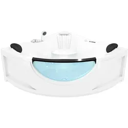 Whirlpool W25-SC 150x150cm - Vollausstattung mit aktiver Schlauch-Reinigung - Sanitäranlagen & Zubehör - Genießen Sie Wellness für zwei mit diesem platzsparenden Whirlpool, der sich durch eine aktive Schlauch-Reinigung und langlebiges Acryl auszeichnet.