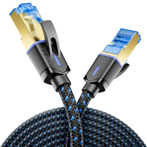 7,5m CAT 8 Patchkabel Netzwerkkabel S/FTP 40Gbit/s Ethernet DSL LAN RJ45 POE