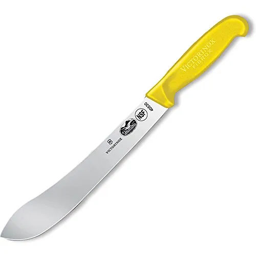 Victorinox Fibrox Küchenmesser Schlachtmesser, Extra Scharfe Klinge, Rostfreier Stahl, Spülmaschinengeeignet, Swissmade