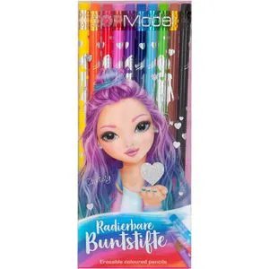 TOPModel Buntstifte 1595, Radierbar, farbig sortiert, 10 Stück