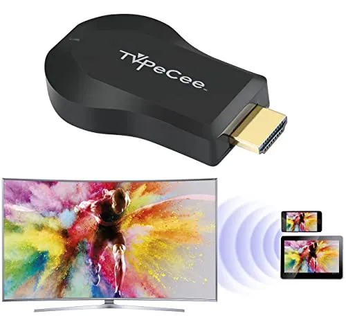 TVPeCee Adaptateurs USB WiFi - la télé Coller: Clé HDMI WLAN Pour Miracast, miroir Diffusion, Chromecast et DLNA (Diffusion Coller)