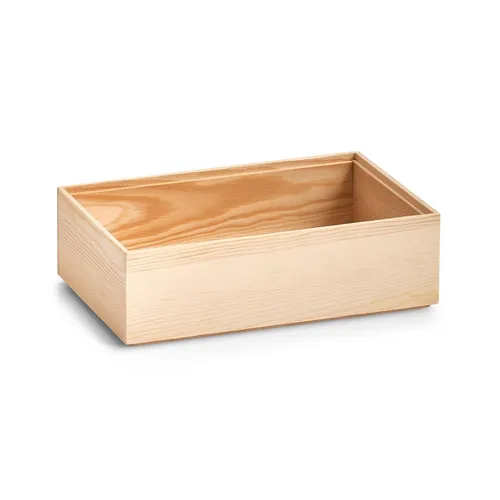Zeller Ordnungsbox Holzkiste Aufbewahrung Büro Haushalt 23x15x7 cm Kiefer 13394