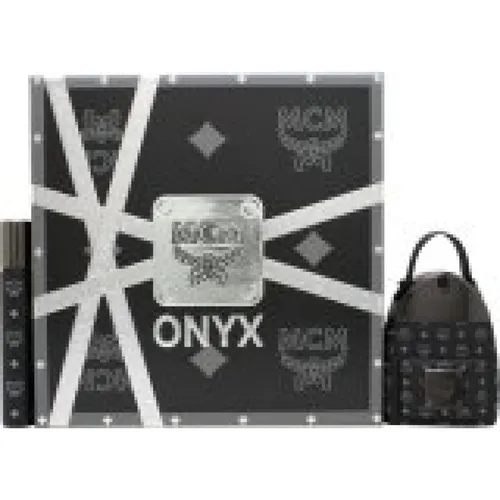 MCM Onyx Geschenkset - 50ml EDP + 15ml EDP - MCM Onyx Eau de Parfum Set mit 50ml und 15ml, ideal für den täglichen Gebrauch. Frisch-würziger Duft mit hochwertigen Noten, perfekt für stilvolle Herren.