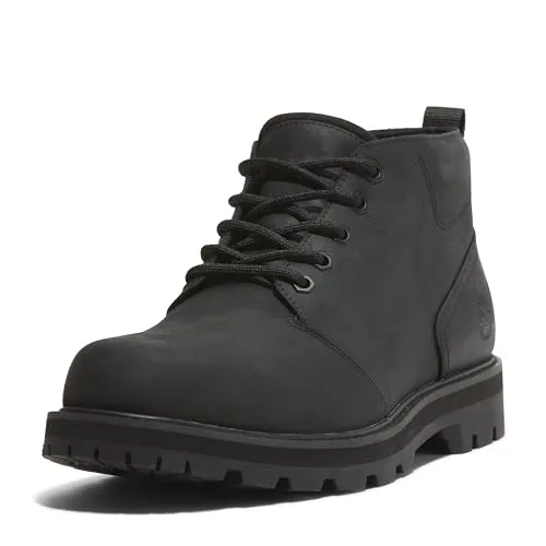 Timberland Mens Mid Lace UP Waterproof Chukka Boot in schwarz von Timberland