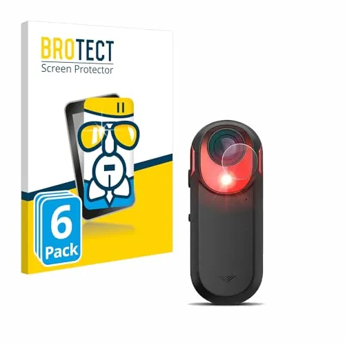 BROTECT 6 Stück Schutzglas für Garmin Varia RCT 715 Schutzfolie Panzer Folie Glas Displayschutz Made in Germany [Kratzfest 9H, Anti-Fingerprint]